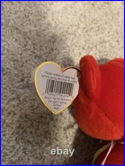 Very Rare TY Beanie Baby Osito All Errors, Mexican Beanie Bear excellent