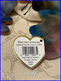 Very Rare Ty Beanie Babies Claude the Crab with tag errors