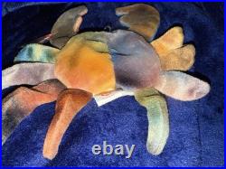 Very Rare Ty Beanie Babies Claude the Crab with tag errors
