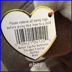 Very Rare Vintage Retired Ty Beanie Baby Pounce 1997 PVC Pellets Tag Errors