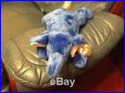 Very Rare14 Ty Beanie Buddies Peanut 1998 Royal Blue Nothing Like The Pictures