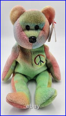 Vintage 1996 Peace Beanie Baby, 1st Edition Very Rare Errors and Misspellings Vintage 1996 Peace Beanie Baby, 1st Edition Very Rare Errors and Misspellings