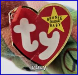 Vintage 1996 Peace Beanie Baby, 1st Edition Very Rare Errors and Misspellings