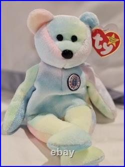 Vintage B. B. Bear Beanie Baby With Rare Tag Error