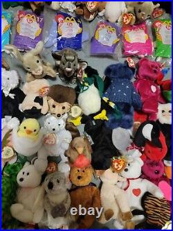 Vintage Beanie Babies Lot 120 Adult Owned Retired Rare New Make Offer