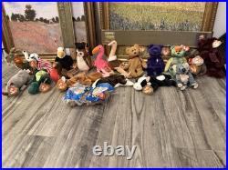 Vintage Lot Of 20 Rare TY Beanie Babies Mid-90's All Have Tush Tags And Ty Tags