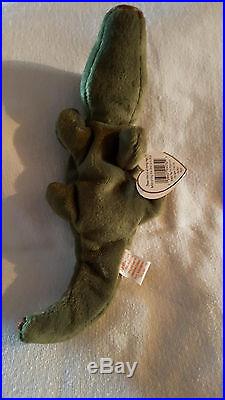 Vintage Mint Condition Retired Ally style #4032 Ty Beanie Baby with Rare Tag Error