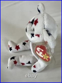 Vintage RARE ERROR BEANIE BABY Glory The Bear 1997 BIRTHDATE 1998 474 TUSH TAG