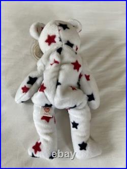 Vintage RARE ERROR BEANIE BABY Glory The Bear 1997 BIRTHDATE 1998 474 TUSH TAG