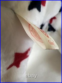 Vintage RARE ERROR BEANIE BABY Glory The Bear 1997 BIRTHDATE 1998 474 TUSH TAG