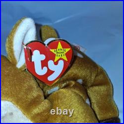 Vintage RARE Ty Beanie Baby Whisper Original P. E. Pellets 1997/1998 TAG ERRORS