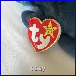Vintage Rare 1997 Error TY Beanie Babies Blue Rainbow Chameleon not Iggy