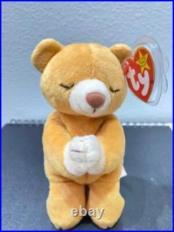 Vintage Rare 1998 Beanie Baby Hope the Praying Bear with multiple tags errors