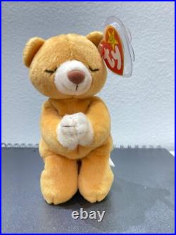 Vintage Rare 1998 Beanie Baby Hope the Praying Bear with multiple tags errors