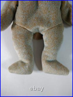 Vintage Rare TY 1999 Signature Bear Beanie Baby (with tag errors)