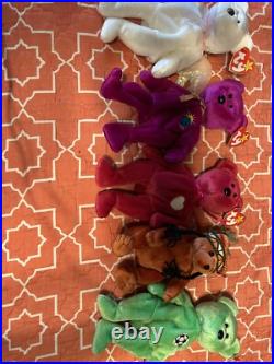 Vintage Rare Ty Beanie Babies Beanie Buddy's 14 LOT Of 5