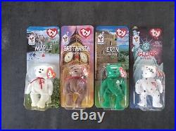 Vintage TY Beanie Baby Lot of 4 McDonalds Exclusive Retired RARE ERRORS