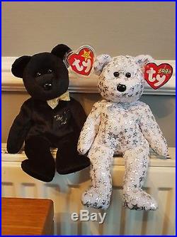 Vintage Ty Beanie Baby Set, The End, The Beginning 1999/2000 Rare