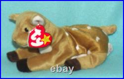 Vintage Ty Beanie Baby Whisper The Fawn With Errors Rare