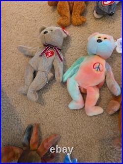 Vtg Ty Beanie Babies All With Tags Rare