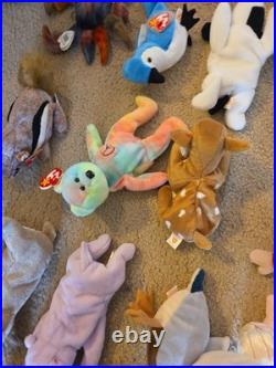 Vtg Ty Beanie Babies All With Tags Rare