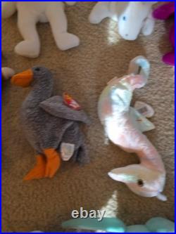Vtg Ty Beanie Babies All With Tags Rare