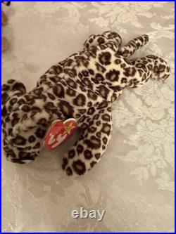 Vtg Ty Beanie Baby Lot 5 Rare Early Star Tags BLACK Tush Tags PVC