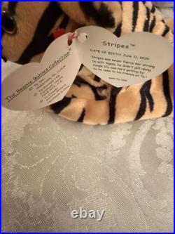 Vtg Ty Beanie Baby Lot 5 Rare Early Star Tags BLACK Tush Tags PVC