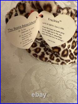 Vtg Ty Beanie Baby Lot 5 Rare Early Star Tags BLACK Tush Tags PVC