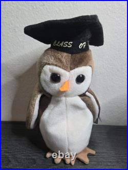 Wise, Wiser, Smartest the Owl Class of 98, 99, 03 TY Beanie Baby RARE Tag Errors Wise, Wiser, Smartest the Owl Class of 98, 99, 03 TY Beanie Baby RARE Tag Errors