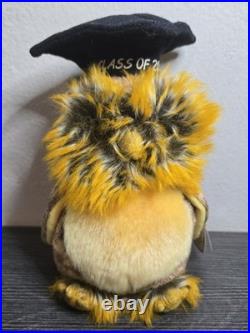 Wise, Wiser, Smartest the Owl Class of 98, 99, 03 TY Beanie Baby RARE Tag Errors