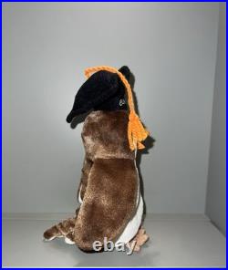 Wise the Owl Class of 1998 TY Beanie Baby RARE Tag & Manufacturing Error