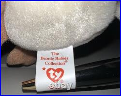 Wise the Owl Class of 1998 TY Beanie Baby RARE Tag & Manufacturing Error